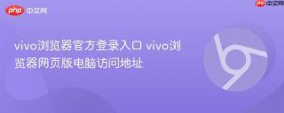 vivo浏览器官方登录入口 vivo浏览器网页版电脑访问地址