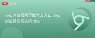 vivo浏览器网页版官方入口 vivo浏览器官网访问地址