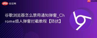 谷歌浏览器怎么禁用通知弹窗_chrome烦人弹窗拦截教程【防扰】