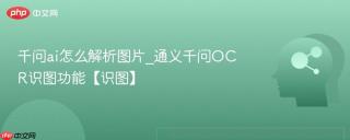 千问ai怎么解析图片_通义千问OCR识图功能【识图】