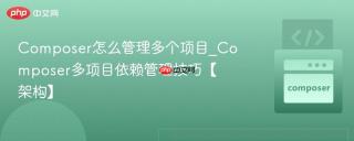Composer怎么管理多个项目_Composer多项目依赖管理技巧【架构】