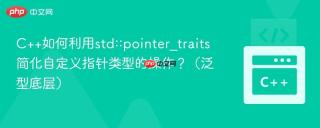 C++如何利用std::pointer_traits简化自定义指针类型的操作？（泛型底层）
