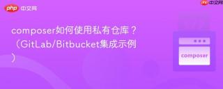 composer如何使用私有仓库？（GitLab/Bitbucket集成示例）