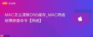 MAC怎么清除DNS缓存_MAC网络故障排查命令【网络】