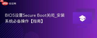 BIOS设置Secure Boot关闭_安装系统必备操作【指南】
