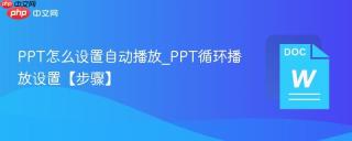 PPT怎么设置自动播放_PPT循环播放设置【步骤】
