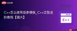 C++怎么使用变参模板_C++泛型进阶教程【强大】