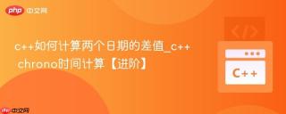 c++如何计算两个日期的差值_c++ chrono时间计算【进阶】