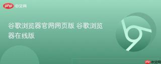 谷歌浏览器官网网页版 谷歌浏览器在线版