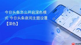今日头条怎么开启深色模式 今日头条夜间主题设置【深色】
