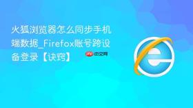 火狐浏览器怎么同步手机端数据_Firefox账号跨设备登录【诀窍】