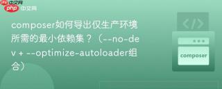 composer如何导出仅生产环境所需的最小依赖集？（--no-dev + --optimize-autoloader组合）