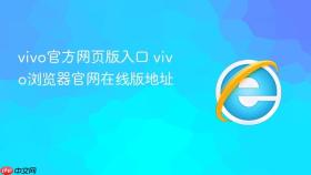 vivo官方网页版入口 vivo浏览器官网在线版地址