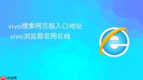 vivo搜索网页版入口地址 vivo浏览器官网在线
