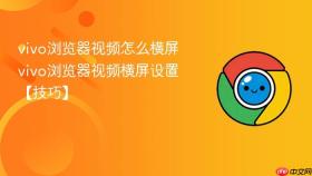 vivo浏览器视频怎么横屏 vivo浏览器视频横屏设置【技巧】