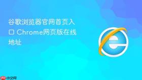 谷歌浏览器官网首页入口 Chrome网页版在线地址