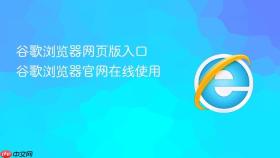 谷歌浏览器网页版入口 谷歌浏览器官网在线使用