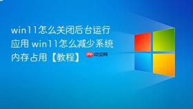 win11怎么关闭后台运行应用 win11怎么减少系统内存占用【教程】