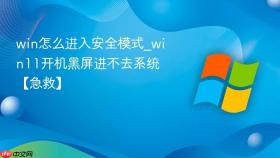 win怎么进入安全模式_win11开机黑屏进不去系统【急救】