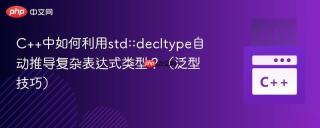 C++中如何利用std::decltype自动推导复杂表达式类型？（泛型技巧）