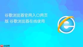 谷歌浏览器官网入口网页版 谷歌浏览器在线使用
