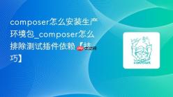 composer怎么安装生产环境包_composer怎么排除测试插件依赖【技巧】