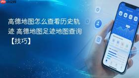 高德地图怎么查看历史轨迹 高德地图足迹地图查询【技巧】