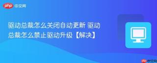 驱动总裁怎么关闭自动更新 驱动总裁怎么禁止驱动升级【解决】