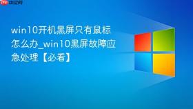 win10开机黑屏只有鼠标怎么办_win10黑屏故障应急处理【必看】