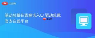 驱动总裁在线查询入口 驱动总裁官方在线平台