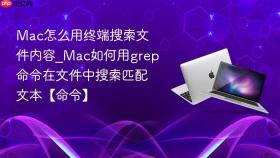 mac怎么用终端搜索文件内容_mac如何用grep命令在文件中搜索匹配文本【命令】