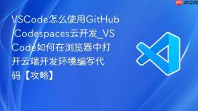 vscode怎么使用github codespaces云开发_vscode如何在浏览器中打开云端开发环境编写代码【攻略】