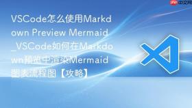 vscode怎么使用markdown preview mermaid_vscode如何在markdown预览中渲染mermaid图表流程图【攻略】