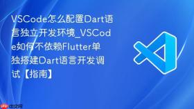 vscode怎么配置dart语言独立开发环境_vscode如何不依赖flutter单独搭建dart语言开发调试【指南】