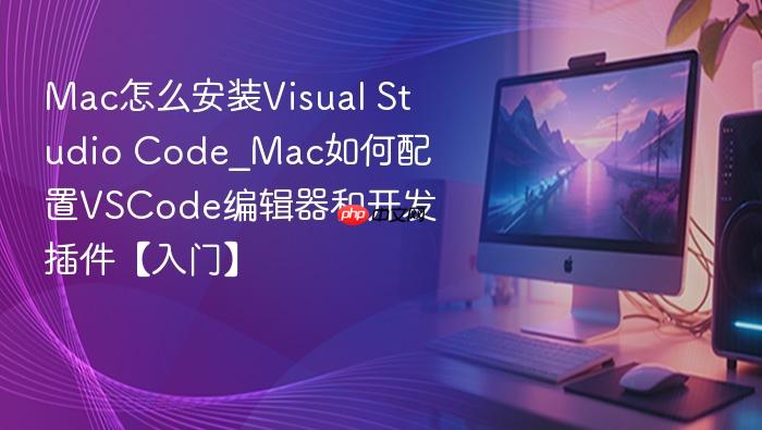 mac怎么安装visual studio code_mac如何配置vscode编辑器和开发插件【入门】