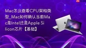 mac怎么查看cpu架构类型_mac如何确认当前mac是intel还是apple silicon芯片【基础】