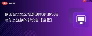 腾讯会议怎么投屏到电视 腾讯会议怎么连接外部设备【设置】