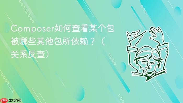 composer如何查看某个包被哪些其他包所依赖?(关系反查)