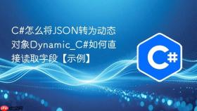 c#怎么将json转为动态对象dynamic_c#如何直接读取字段【示例】