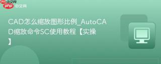 cad怎么缩放图形比例_autocad缩放命令sc使用教程【实操】