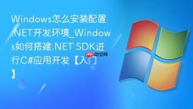 windows怎么安装配置.net开发环境_windows如何搭建.net sdk进行c#应用开发【入门】