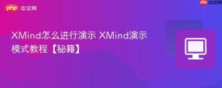 xmind怎么进行演示 xmind演示模式教程【秘籍】