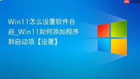 win11怎么设置软件自启_win11如何添加程序到启动项【设置】