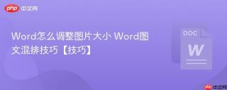 word怎么调整图片大小 word图文混排技巧【技巧】