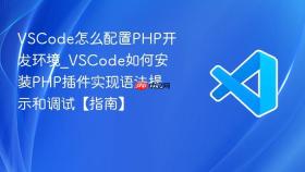vscode怎么配置php开发环境_vscode如何安装php插件实现语法提示和调试【指南】