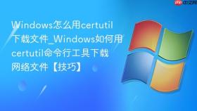 windows怎么用certutil下载文件_windows如何用certutil命令行工具下载网络文件【技巧】