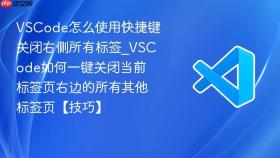 vscode怎么使用快捷键关闭右侧所有标签_vscode如何一键关闭当前标签页右边的所有其他标签页【技巧】