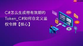 c#怎么生成带有效期的token_c#如何自定义鉴权令牌【核心】