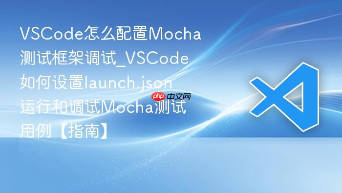 vscode怎么配置mocha测试框架调试_vscode如何设置launch.json运行和调试mocha测试用例【指南】