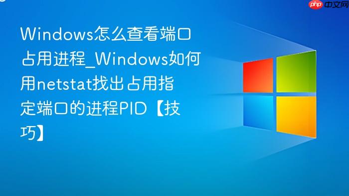 windows怎么查看端口占用进程_windows如何用netstat找出占用指定端口的进程pid【技巧】